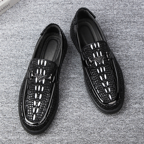 2022 autumn new genuine leather men‘s casual shoes gentleman british style low-cut fashion leather shoes cowhide men‘s shoes tide