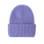 Hat Female Autumn and Winter New Thickened Sleeve Cap Warm Rabbit Fur Knitted Hat Candy Color Bright Silk Knitted Earflaps Cap