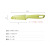 Foreign Trade Direct Sales SST Fruit Knife Melon and Fruit Peeler Portable Peeler Fruit Knife Household Fruit Knife