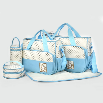 Women's Shoulder Bag New Fashion Fashion Handbags for Moms Five-Piece Set Mother Large Capacity Multi-Purpose Baby Diaper Bag