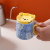 Internet Hot New Cartoon Bear Mug with Cover Spoon Cute Gifts for Boys and Girls Ceramic Water Cup Milk Coffee Cup