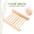 Simple Home Creative Wooden Soap Dish Bathroom Large Soap Box Punch-Free Draining Storage Rack Home Supplies