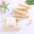 Simple Home Creative Wooden Soap Dish Bathroom Large Soap Box Punch-Free Draining Storage Rack Home Supplies