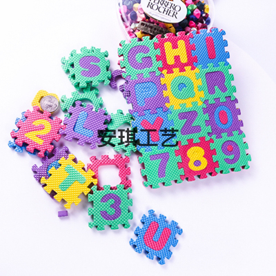 Digital Letter Foam Jigsaw Puzzle Mats Baby Crawling Mat Foam Mat Children's Educational Toys Wholesale
