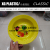 round plastic fruit plate dried fruit dish cheap price classic style candy plate household plate hot sales snack dish