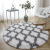  Circle Silk Wool Carpet Bedroom Solid Nordic Simple Living Room Sofa Plush Rug Household Hanging Basket Shaggy Mats