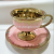 Ceramic Coffee Cup Gold-Plated Middle East Coffee Cup and Saucer Set European-Style Mid-Ancient Hanging Ear Coffee Cup Set Gift Set