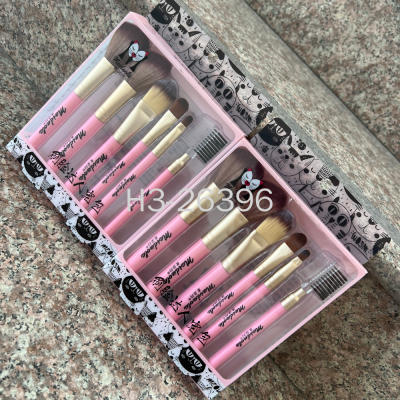 new 6 pcs makeup brush cosmetic brush set blush brush pvc gift box powder brush foundation brush factory direct sale