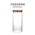 Bamboo Cover Borosilicate Heat-Resistant Glass Small Storage Tank Sealed Glass Jar Snack Candy Nuts Grains Storage Tank