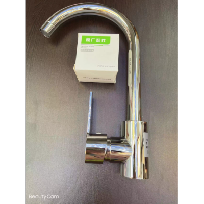304 Stainless Steel Kitchen Hot and Cold Water Faucet Vertical Hand Washing Faucet Kitchen Sink Sink Faucet