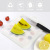 Cute Double-Sided Cutting Board Plastic Fruit Chopping Board Household Kitchen Chopping Board Easy Cleaning Tape Scale Convenient Measurement