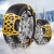 Auto Tire Snow Chain 6-Piece Thickened Beef Tendon Emergency Relief Double Card Buckle Universal Anti-Skidding Chain
