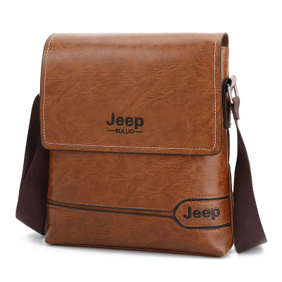 Jeep Messenger Bag New Men's Bag Shoulder Bag Men's Bag Vertical Business Small Casual Backpack Bag Trendy Small Square Bag Cover