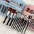 pabibrow Wholesales 12 Pcs Professional plastic make up brush Label Makeup brush set colourful brush factory direct sale