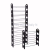 Factory Wholesale Easy To Install Hot Sale 50 Pairs Easy To Install  Stackable Plastic Shoe Rack With 10 Tiers