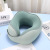 New Ice Silk U-Shape Pillow Memory Foam Pillow Magnetic Snap Design Neck Pillow Office Siesta Pillow Car Traveling Pillow