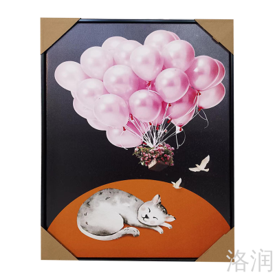 Oil Painting Balloon Canvas Painting Oil Painting Decorative Painting Canvas Painting Decorative Painting Family Oil Painting Decorative Painting PS Frame Oil Painting