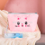 Cross-Border Hot Cat Cute Rabbit Plush Cosmetic Bag Gradient Color Portable Toiletry Bag Business Trip Lipstick Storage Bag