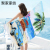 Microfiber Beauty Salon Printing Looped Fabric Beach Towel Digital Swimming Towel Factory Wholesale