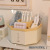 Rotating Cosmetic Brush Storage Box Eyebrow Pencil Eyeliner Large Capacity Lipstick Storage Bucket Student Dormitory Ins Style Pen Holder