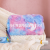 Cross-Border Popular Rabbit Fur Colorful Embroidery Cosmetic Bag Unicorn Moon Letter Wash Bag Fur Ball Washed Coin Purse