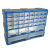 Tools Storage Organizer Box PP Material Plastic Organizer Cabinet with Small Large Drawers Plastic Storage box for Tools