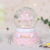 Home Creative Desktop Decoration Cartoon Unicorn Snow Glowing Crystal Ball Resin Craft Students' Birthday Present