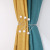 Summer New Simple and Light Luxury Curtain Bandage Metal Multi-Layer Pearl Adjustable Curtain Buckle Punch-Free Curtain Clip