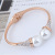 Factory Wholesale European and American Fashion & Trend Metal Full Diamond Pearl Bracelet Ins Style Graceful Personality All-Match Bracelet