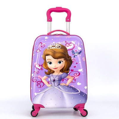 Wholesale Logo Printing Gift Trolley Case Cartoon Anime Children's Luggage Girl Universal Wheel Children's Suitcase