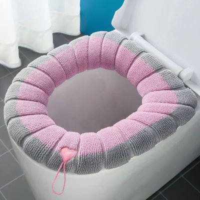 Toilet Mat Universal Thickened Four Seasons Toilet Seat Cover Knitted Toilet Seat Cover Toilet Seat Washable Toilet Seat Wholesale