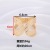 Summer New Simple and Light Luxury Curtain Bandage Metal Eye-Catching Hollow Woven Pattern Curtain Buckle Punch-Free Curtain Clip