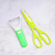 236-4Pc Knives Stainless Steel Four-Piece Scissors Fruit Knife Plastic Cutting Board Household Kitchen Gadget Set