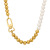 10mm Pearl Necklace Men's 18K Gold Ins Trend Light Luxury Minority Design Sense Jewelry Accessories Wholesale