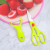 2233-4pc Knives Four-Piece Set Fruit Knife Ceramic Peeler Scissors Household Plastic Vegetable-Cutting Board Set Kitchen