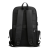 Cross-Border Large Capacity Backpack Men's Laptop Backpack Casual Travel Bag Solid Color Multi-Functional Student Schoolbag