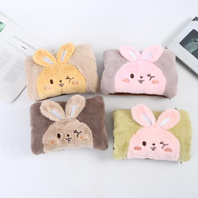 Cartoon Rechargeable Hot Water Bag Removable and Washable Heating Pad Double Plug Safe and Explosion Protective Electric Warming Student Female Dormitory Hand Warmer