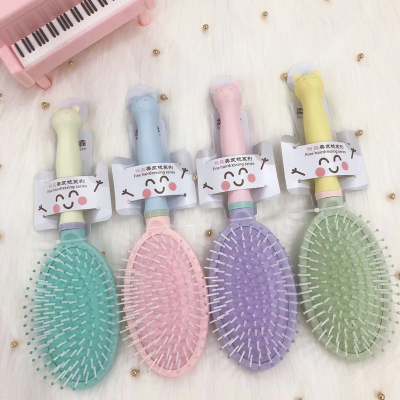 Contrast Color Cartoon Airbag Comb Air Cushion Massage Comb Cartoon Head Comb