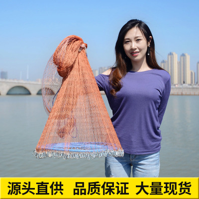 Seine Chain Fishing Net Half Finger Mesh Frisbee Type Easy Throw Net Fool Throwing Net Fishing Net Fishnet