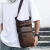 Men's Chest Bag Shoulder Bag Crossbody Bag PU Leather Men's Bags Leisure Sports Messenger Bag Small Backpack