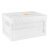 Japanese-Style Foldable Storage Box on-Board Storage Box Moving Storage Box Transparent Plastic Thick and Portable Box with Lid