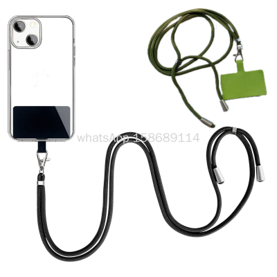Universal Cell Phone Lanyard Crossbody Lanyard with Adjustable Nylon Neck Strap Compatible with Most Smartphones