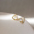 925 Silver Needle Opal Earrings Female Korean Graceful Geometric Square Heart Shape with Diamond Eardrops Ins Simple Earrings Female