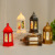 Cross-Border New Arrival Castle Storm Lantern Christmas Old Snowman Decoration Simulation Led Candlestick Scene Layout Gift