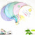 Factory Direct Supply Big round Plastic Fan Palm-Leaf Fan Cartoon Fan Wholesale Two Yuan Store Supply