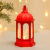 Cross-Border New Arrival Castle Storm Lantern Christmas Old Snowman Decoration Simulation Led Candlestick Scene Layout Gift