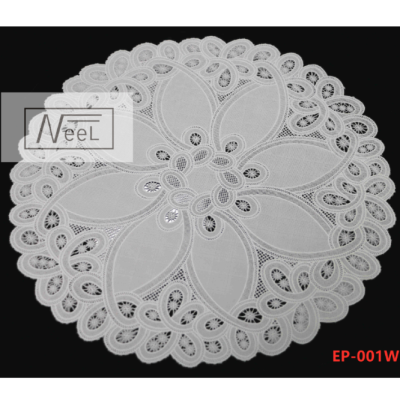 Waterproof and Oil-Proof Disposable Anti-Scald round Placemat PVC Home Tablecloth round European Style Table Mat Non-Slip