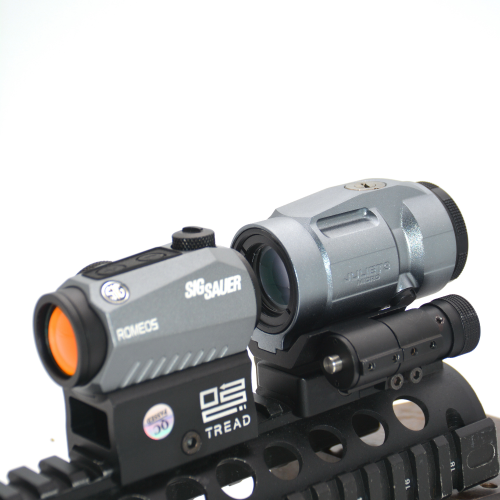 sig r5 + juliet teleconverter combination telescopic sight 20mm track all metal anti-seismic waterproof holographic