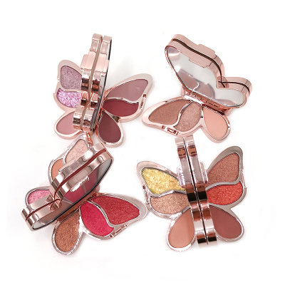 4 colors waterproof Butterfly eye shadow