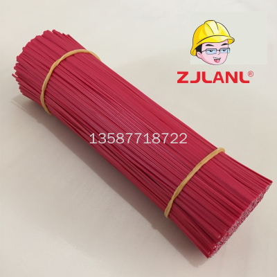 Manufacturer 8cm Iron Core Tie Grape Binding Wire PVC Plastic Coated Tie Wire Customizable Length Color Garden Tie Wire